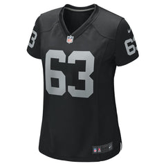 Gene Upshaw Las Vegas Raiders Women's Game Retired Player Jersey - Black - Nike