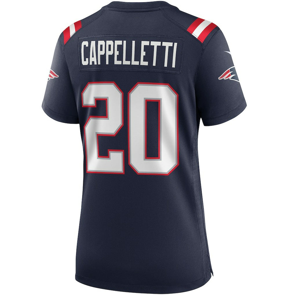 Gino Cappelletti New England Patriots Women's Game Retired Player Jersey - Navy - Nike