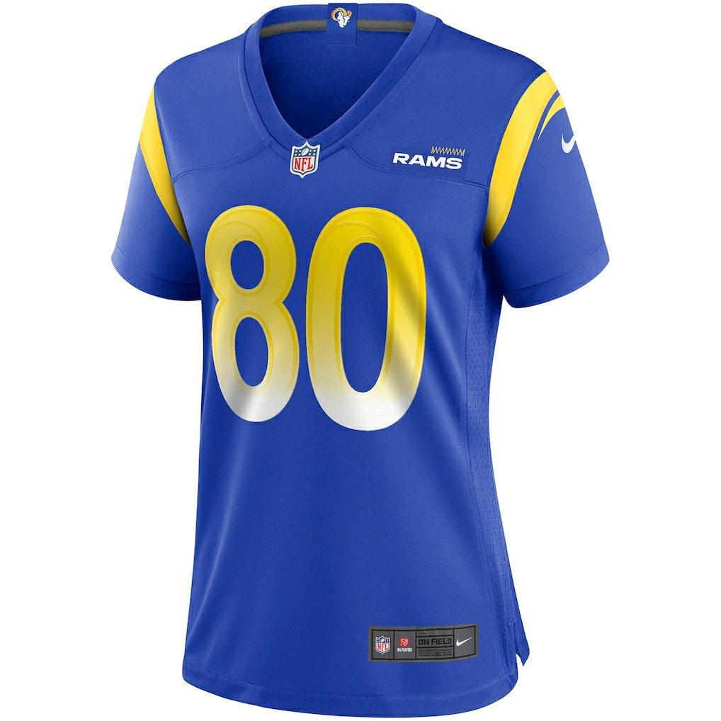 Isaac Bruce Los Angeles Rams Women's Game Retired Player Jersey - Royal - Nike