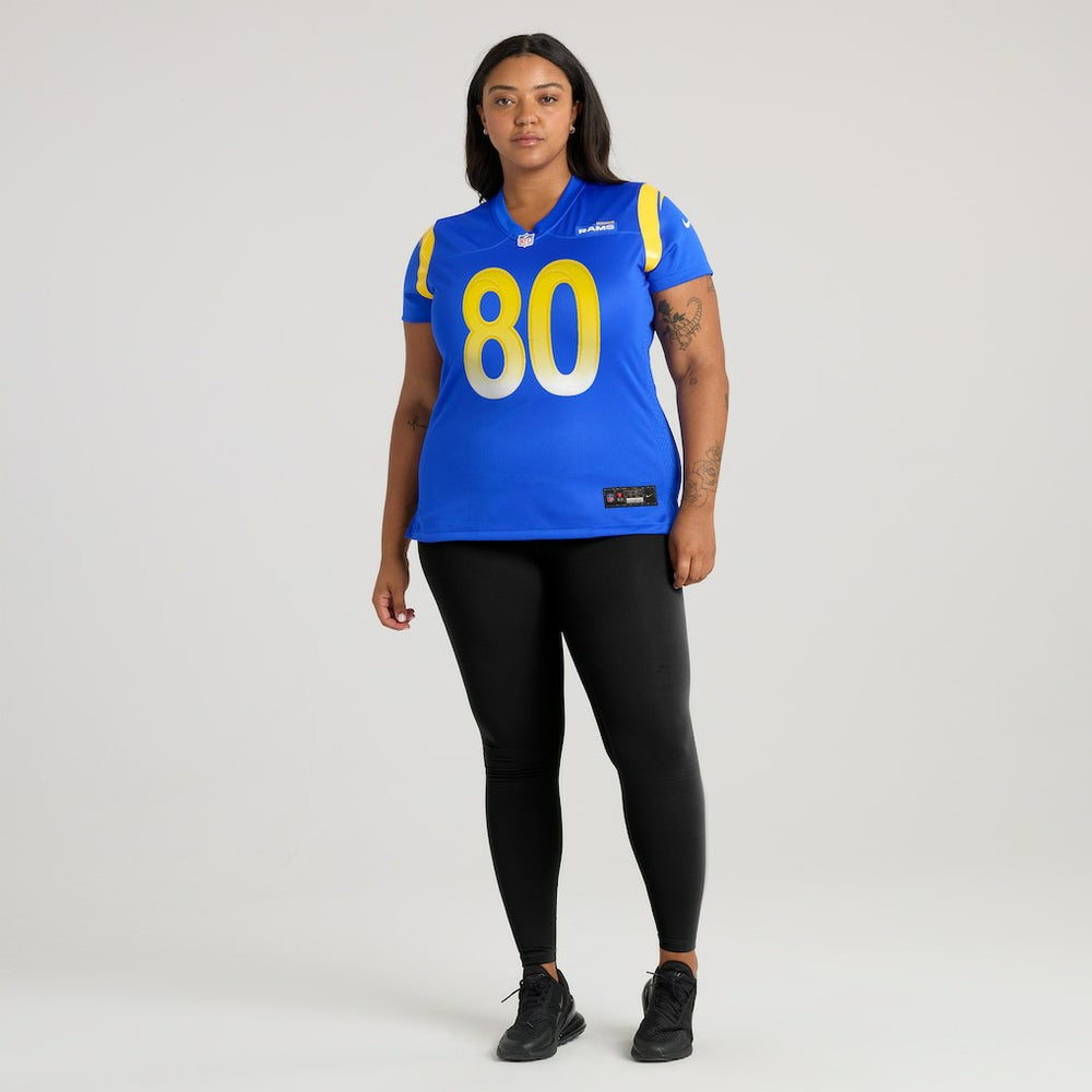 Isaac Bruce Los Angeles Rams Women's Game Retired Player Jersey - Royal - Nike