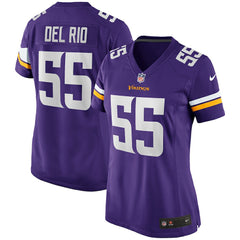 Jack Del Rio Minnesota Vikings Women's Game Retired Player Jersey - Purple - Nike