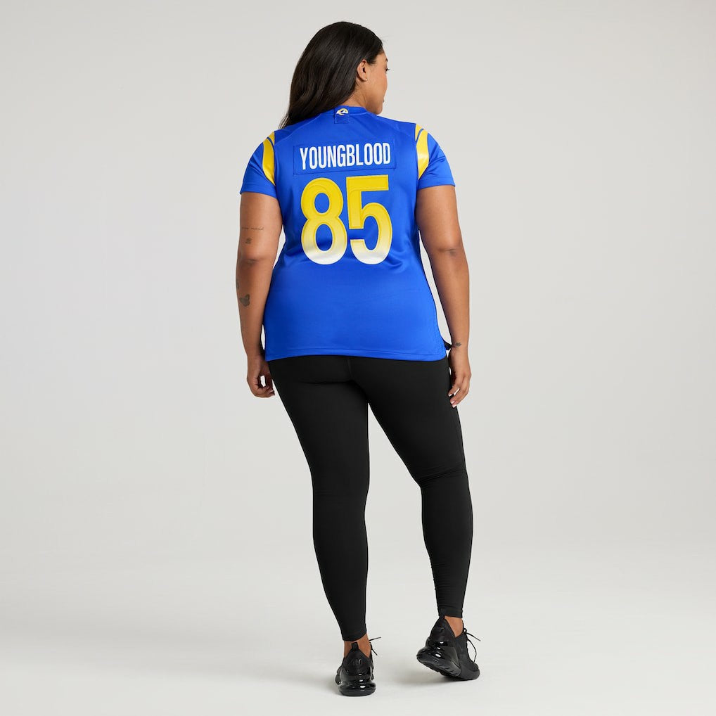 Jack Youngblood Los Angeles Rams Women's Game Retired Player Jersey - Royal - Nike