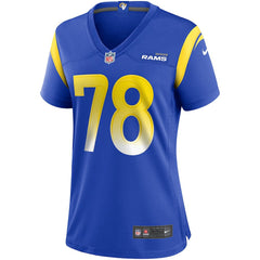Jackie Slater Los Angeles Rams Women's Game Retired Player Jersey - Royal - Nike
