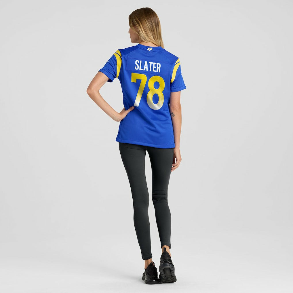Jackie Slater Los Angeles Rams Women's Game Retired Player Jersey - Royal - Nike