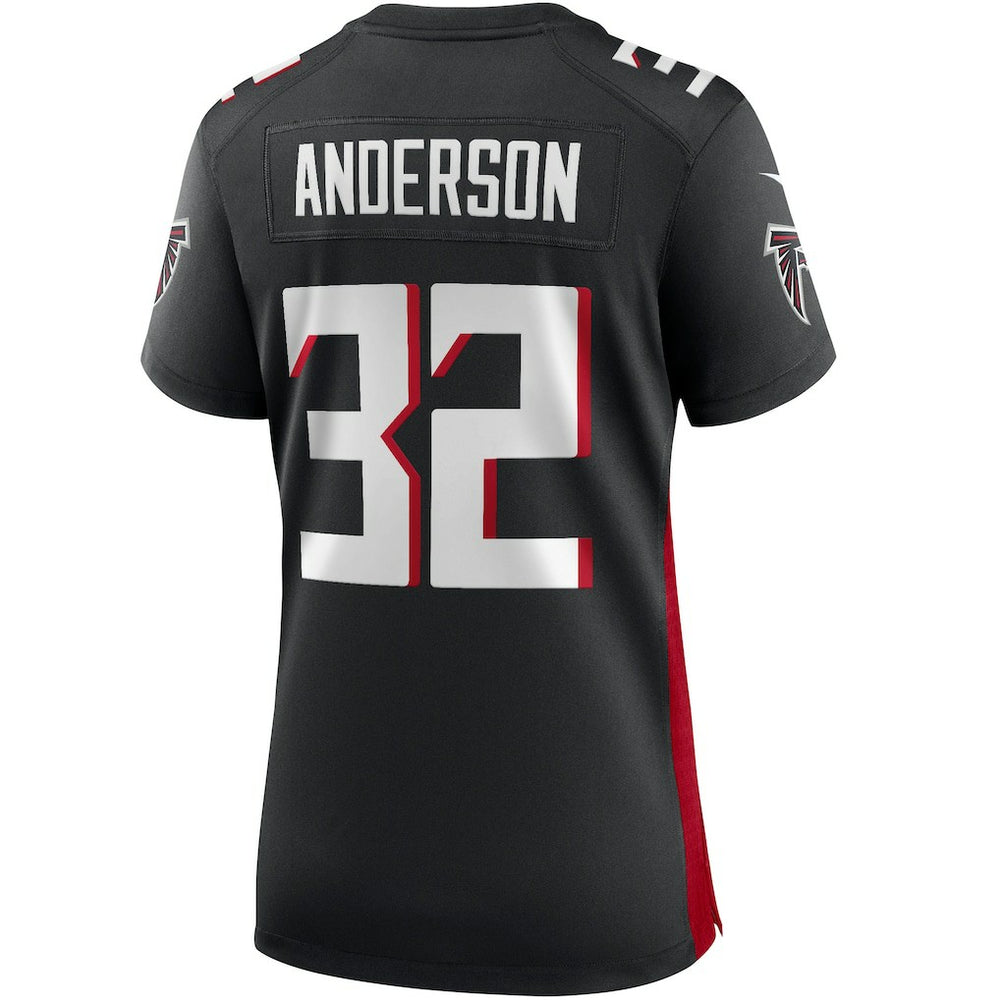 Jamal Anderson Atlanta Falcons Women's Game Retired Player Jersey - Black - Nike