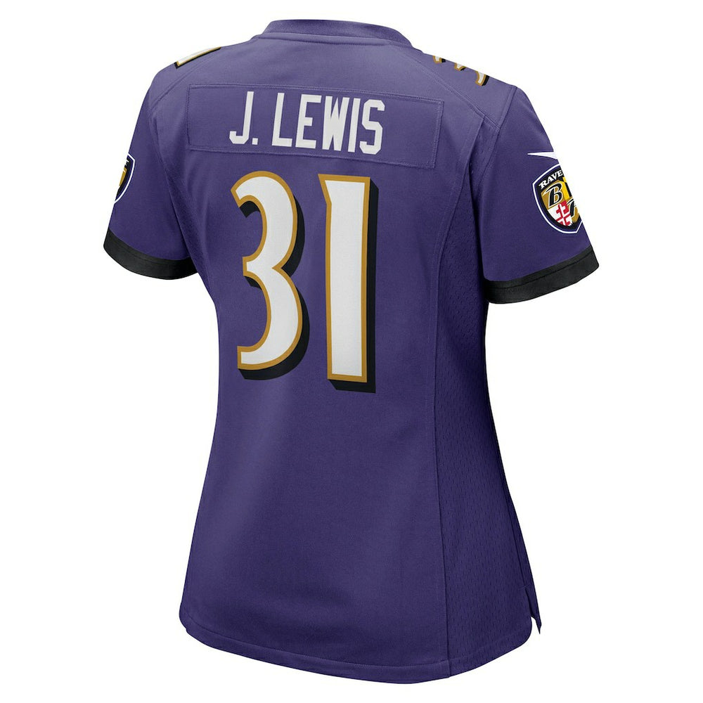 Jamal Lewis Baltimore Ravens Women's Game Retired Player Jersey - Purple - Nike