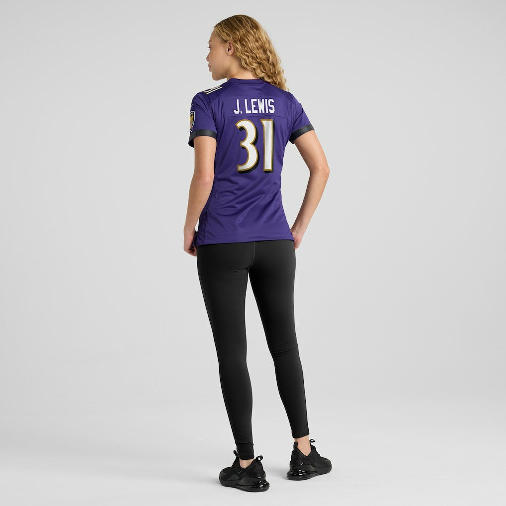 Jamal Lewis Baltimore Ravens Women's Game Retired Player Jersey - Purple - Nike