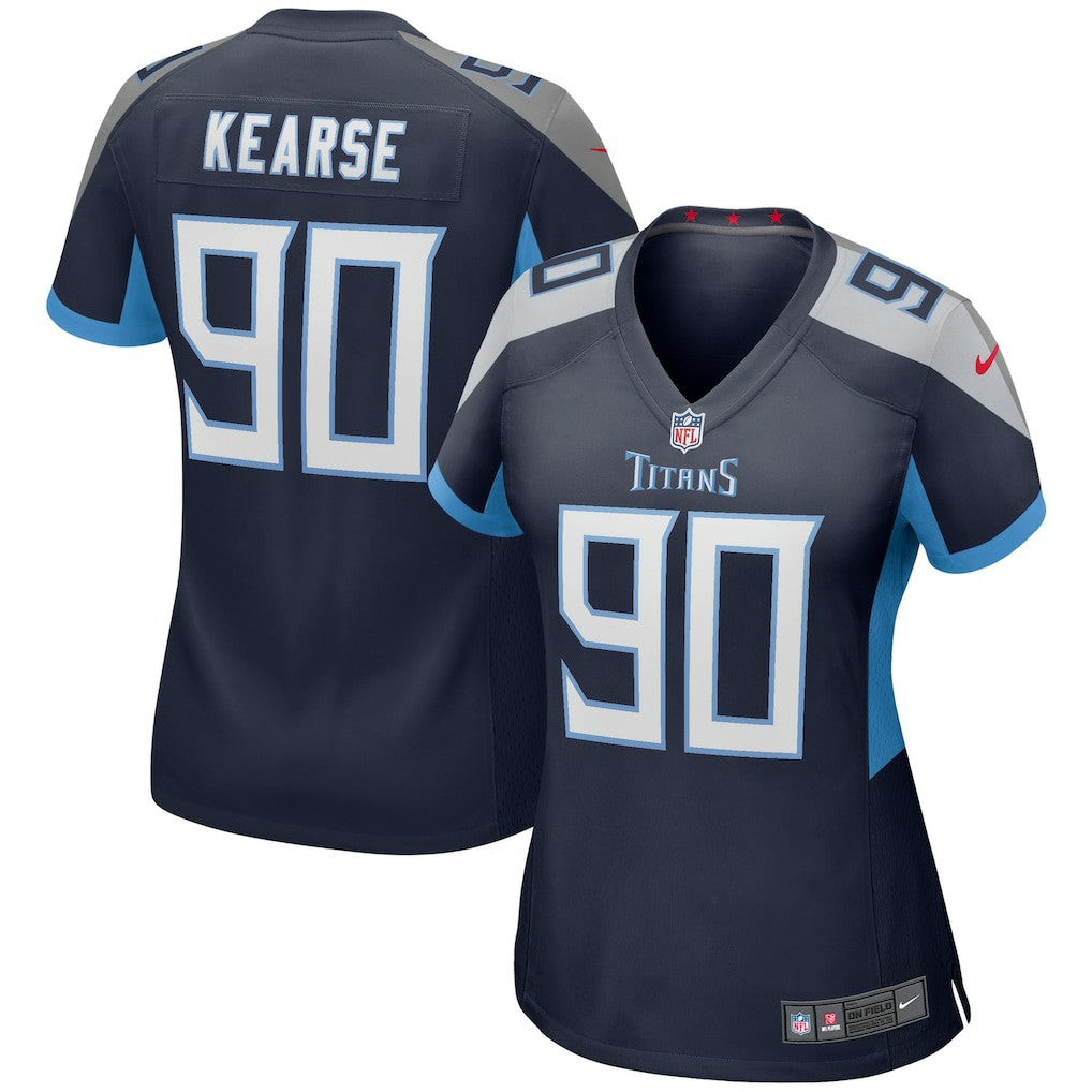 Jevon Kearse Tennessee Titans Women's Game Retired Player Jersey - Navy - Nike