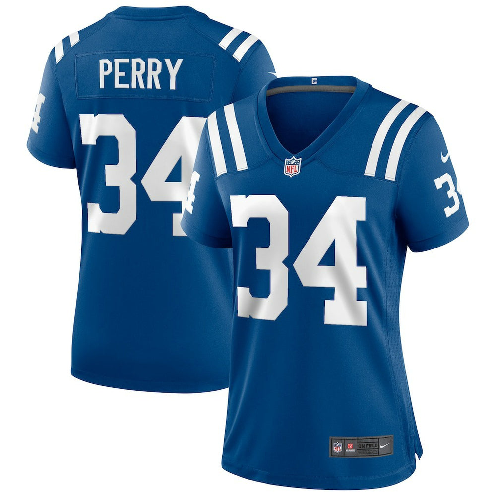 Joe Perry Indianapolis Colts Women's Game Retired Player Jersey - Royal - Nike