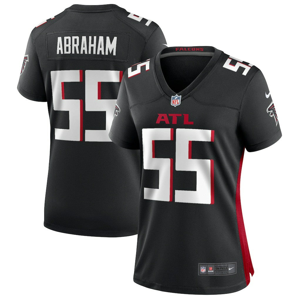 John Abraham Atlanta Falcons Women's Game Retired Player Jersey - Black - Nike