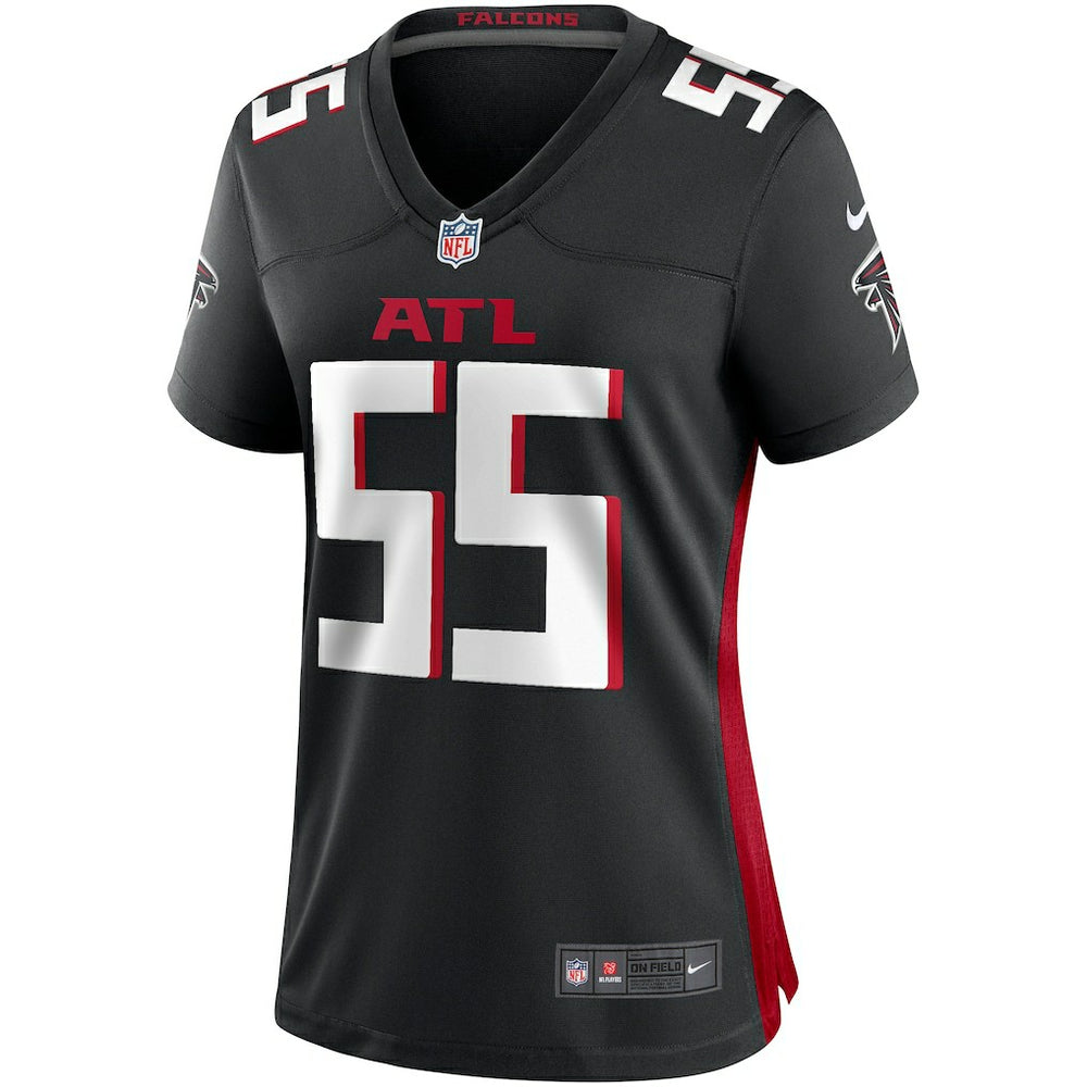 John Abraham Atlanta Falcons Women's Game Retired Player Jersey - Black - Nike