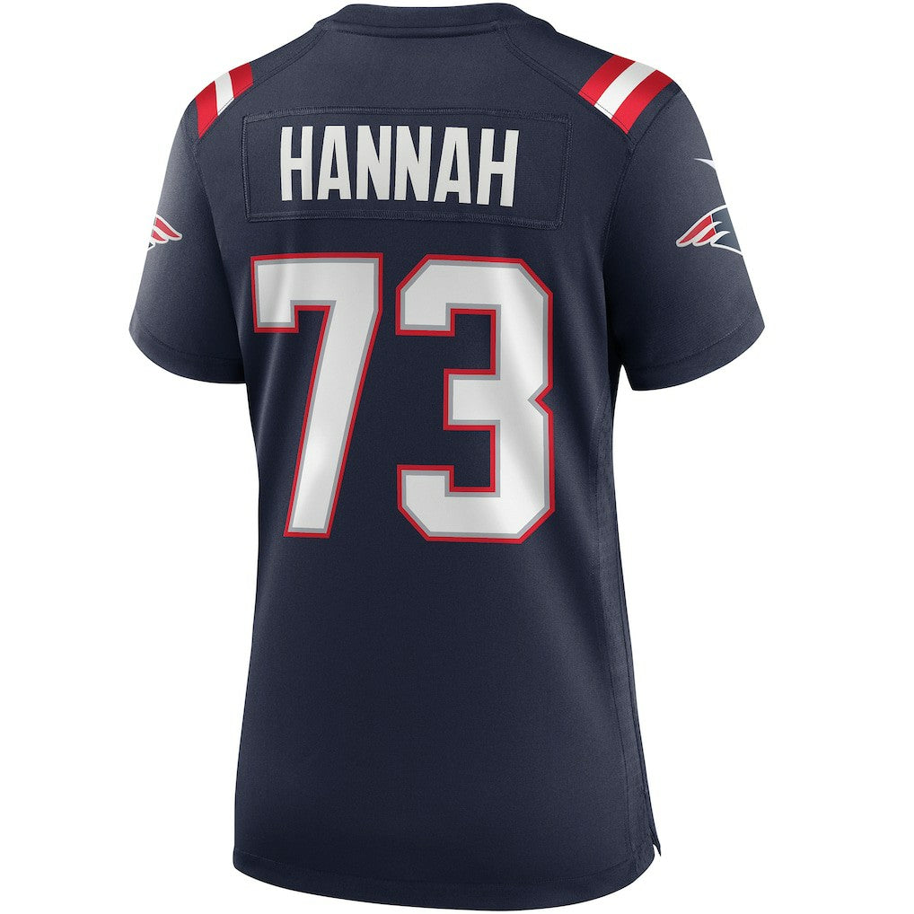 John Hannah New England Patriots Women's Game Retired Player Jersey - Navy - Nike