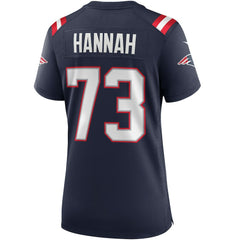 John Hannah New England Patriots Women's Game Retired Player Jersey - Navy - Nike