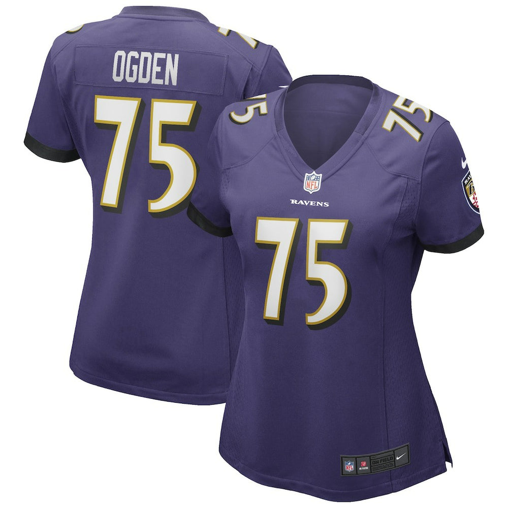 Jonathan Ogden Baltimore Ravens Women's Game Retired Player Jersey - Purple - Nike