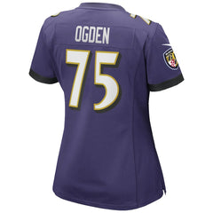 Jonathan Ogden Baltimore Ravens Women's Game Retired Player Jersey - Purple - Nike