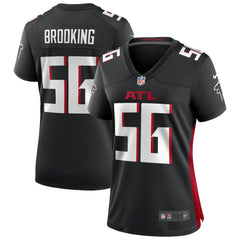 Keith Brooking Atlanta Falcons Women's Game Retired Player Jersey - Black - Nike