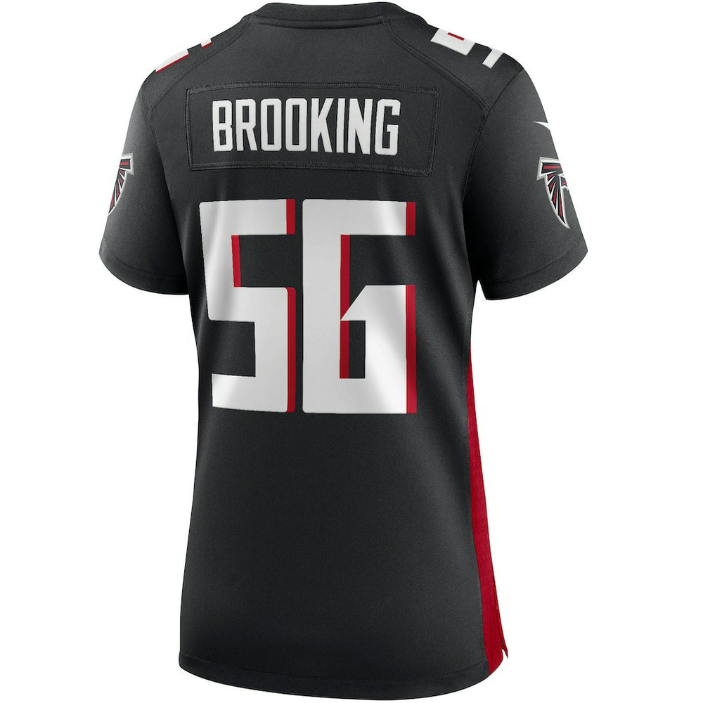 Keith Brooking Atlanta Falcons Women's Game Retired Player Jersey - Black - Nike