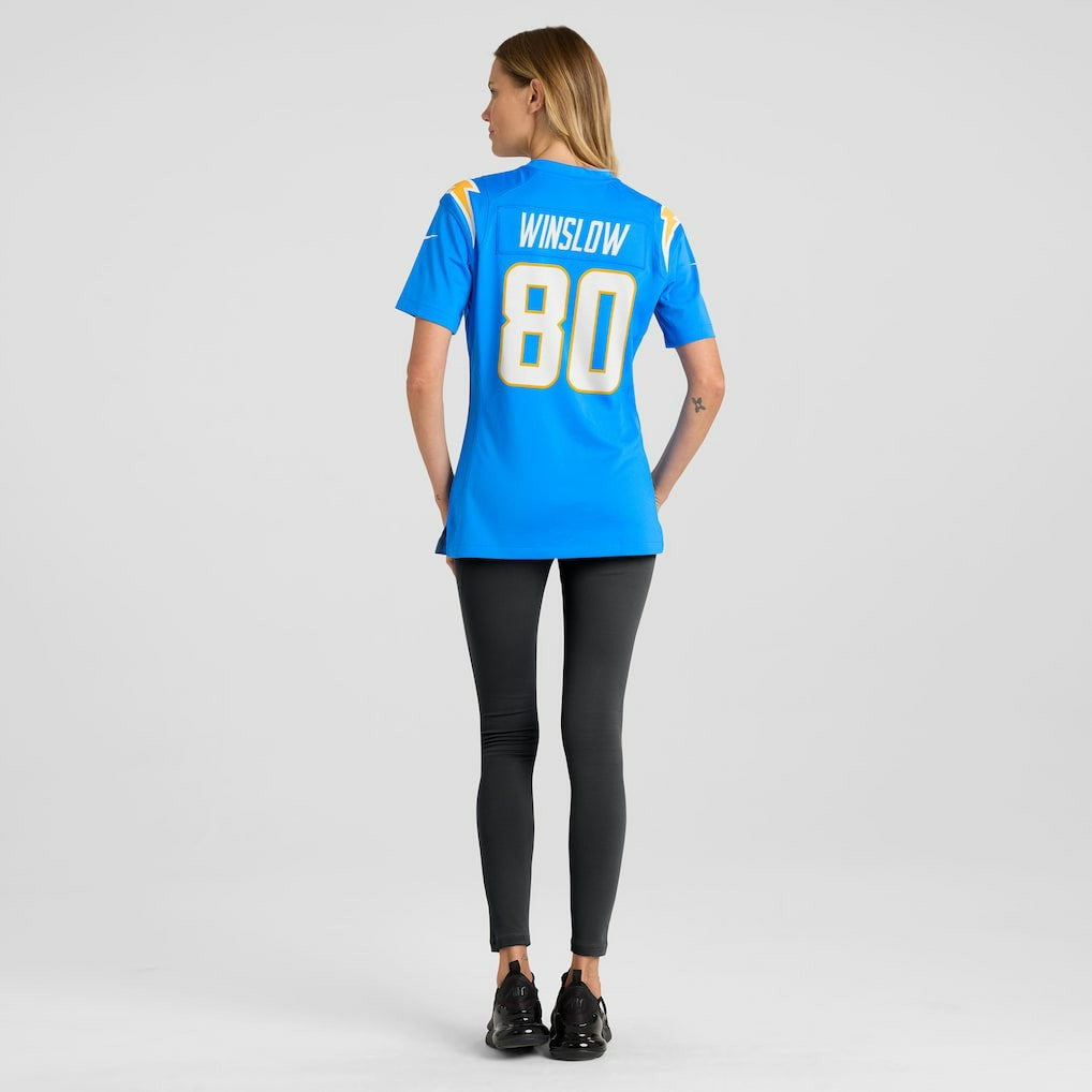 Kellen Winslow Los Angeles Chargers Women's Game Retired Player Jersey - Powder Blue - Nike