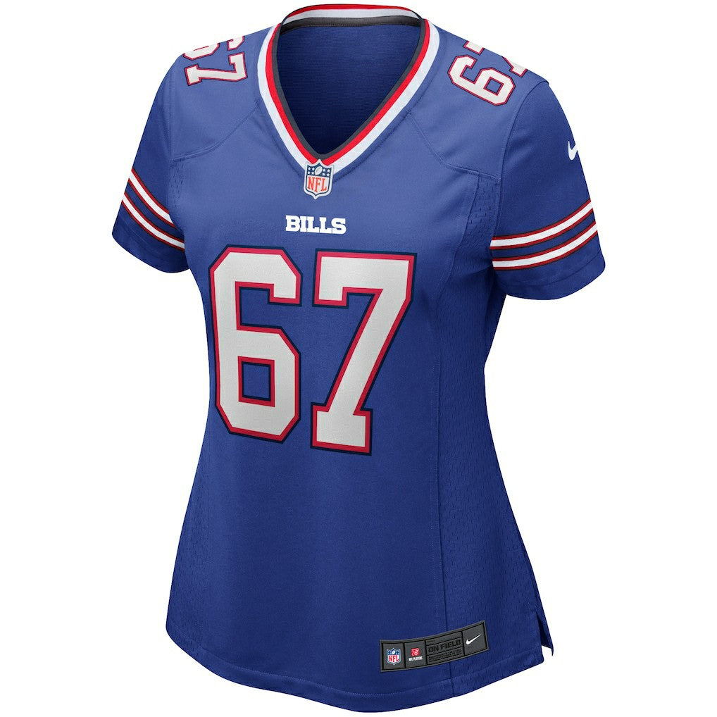 Kent Hull Buffalo Bills Women's Game Retired Player Jersey - Royal - Nike