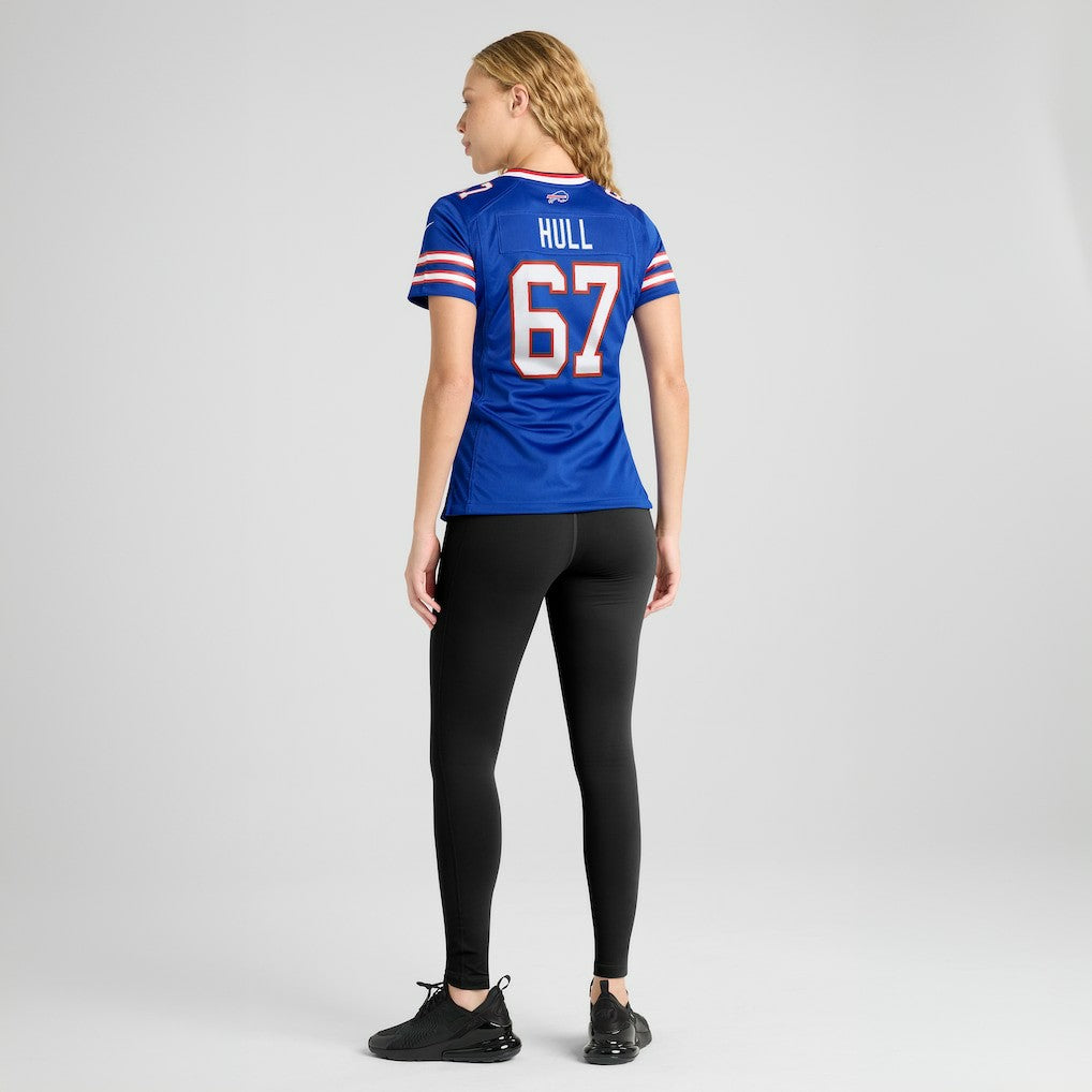 Kent Hull Buffalo Bills Women's Game Retired Player Jersey - Royal - Nike