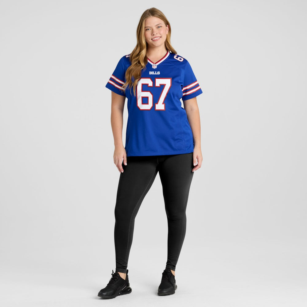 Kent Hull Buffalo Bills Women's Game Retired Player Jersey - Royal - Nike