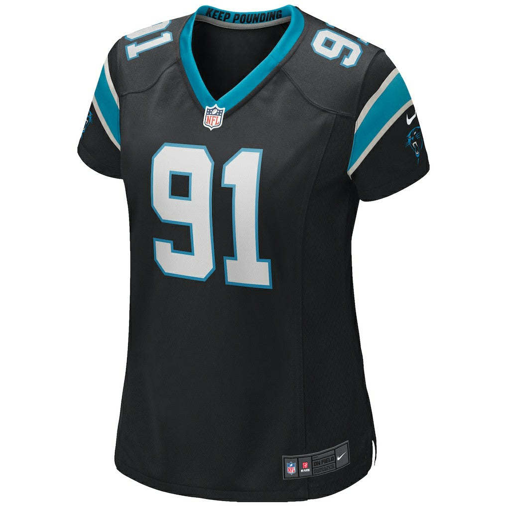 Kevin Greene Carolina Panthers Women's Game Retired Player Jersey - Black - Nike