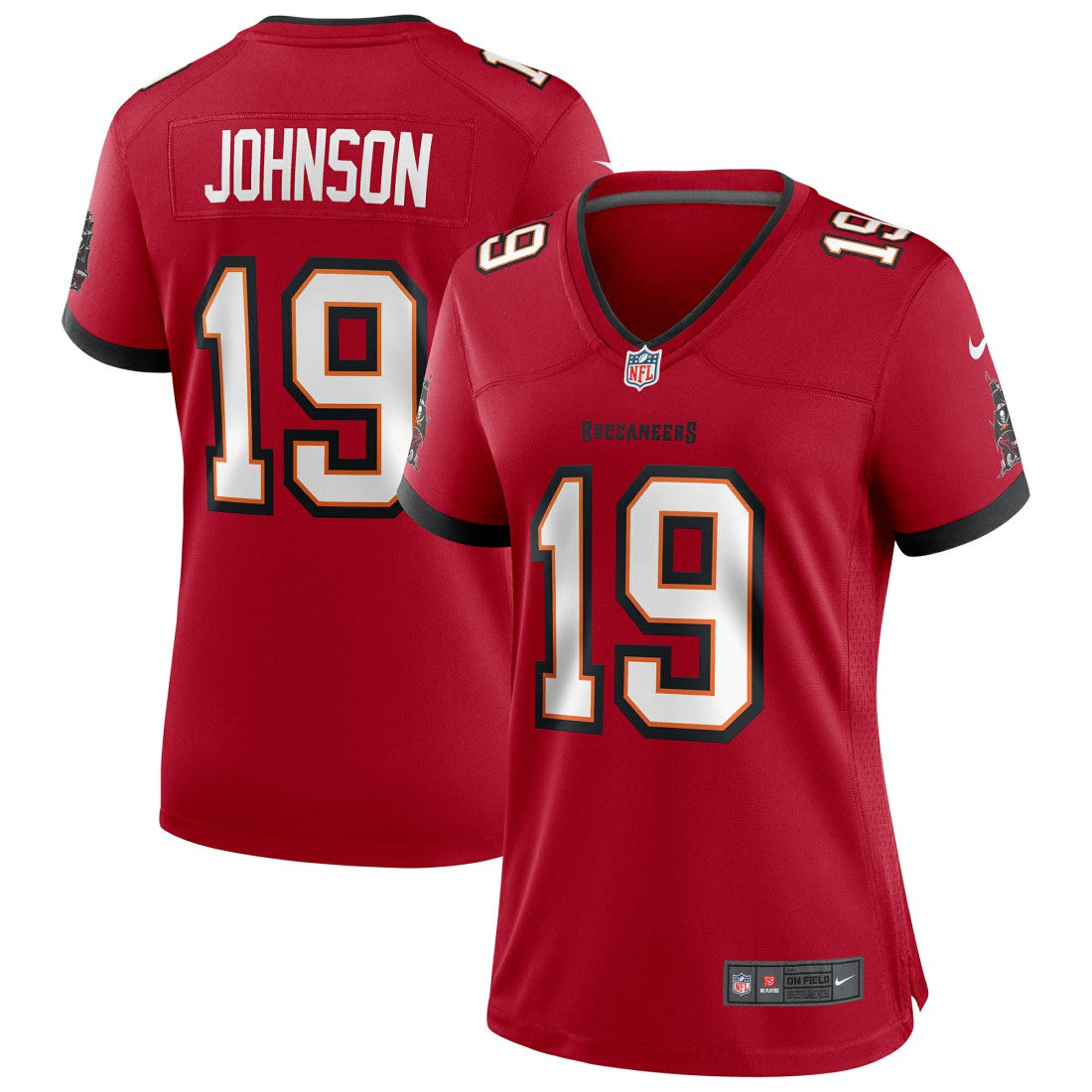 Keyshawn Johnson Tampa Bay Buccaneers Women's Game Retired Player Jersey - Red - Nike