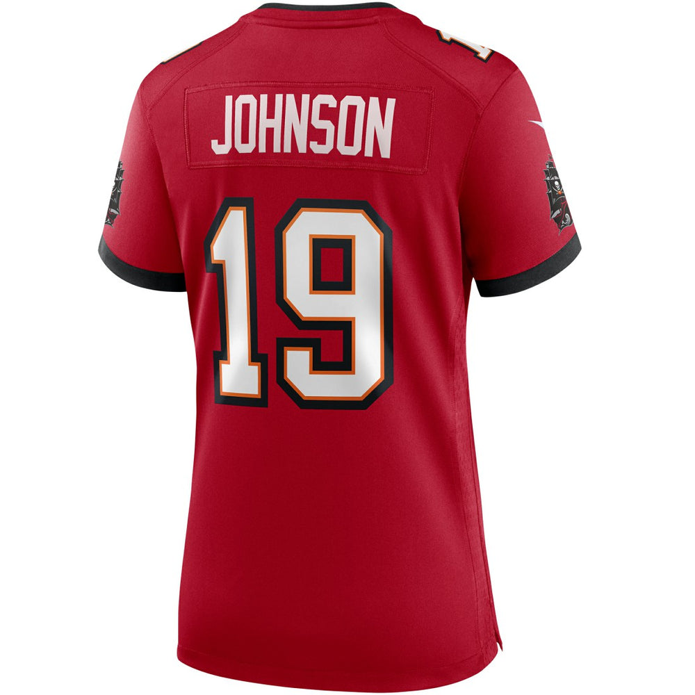 Keyshawn Johnson Tampa Bay Buccaneers Women's Game Retired Player Jersey - Red - Nike