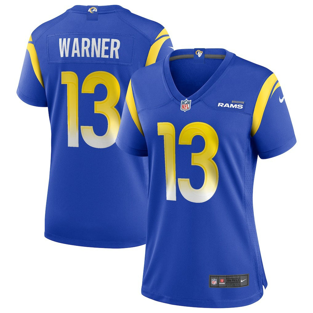 Kurt Warner Los Angeles Rams Women's Game Retired Player Jersey - Royal - Nike