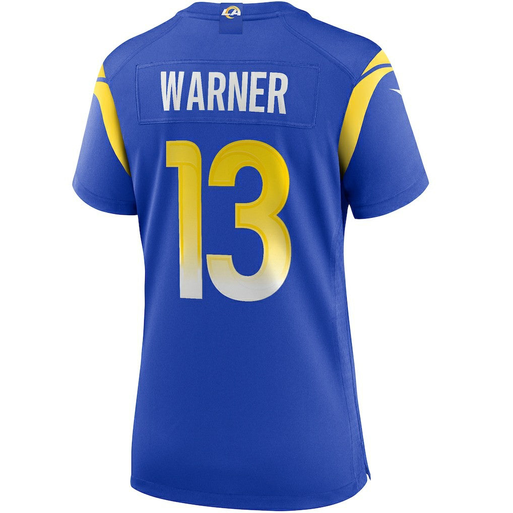 Kurt Warner Los Angeles Rams Women's Game Retired Player Jersey - Royal - Nike