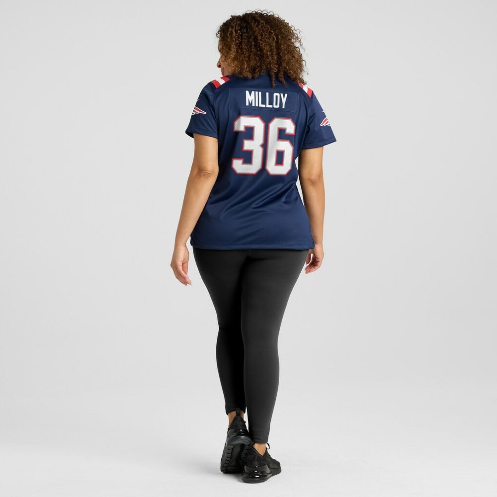 Lawyer Milloy New England Patriots Women's Game Retired Player Jersey - Navy - Nike