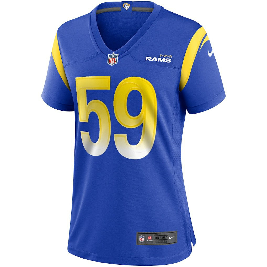 London Fletcher Los Angeles Rams Women's Game Retired Player Jersey - Royal - Nike
