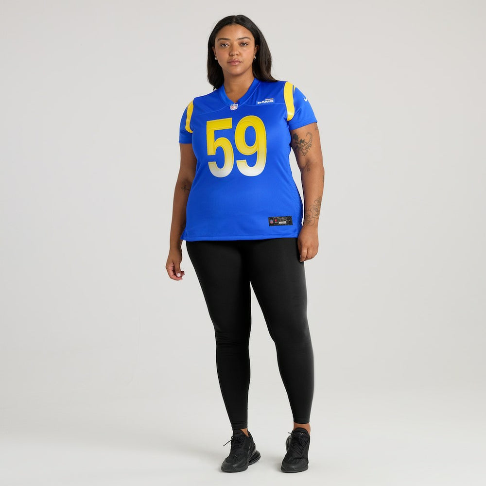 London Fletcher Los Angeles Rams Women's Game Retired Player Jersey - Royal - Nike