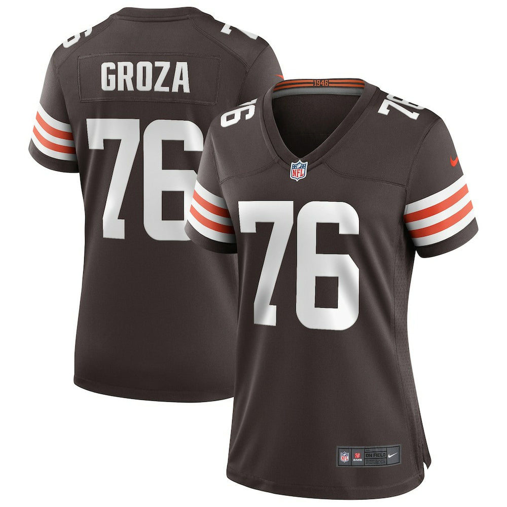 Lou Groza Cleveland Browns Women's Game Retired Player Jersey - Brown - Nike