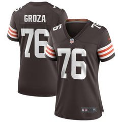 Lou Groza Cleveland Browns Women's Game Retired Player Jersey - Brown - Nike