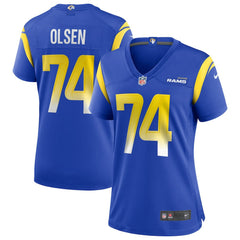 Merlin Olsen Los Angeles Rams Women's Game Retired Player Jersey - Royal - Nike