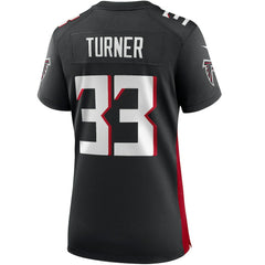 Michael Turner Atlanta Falcons Women's Game Retired Player Jersey - Black - Nike