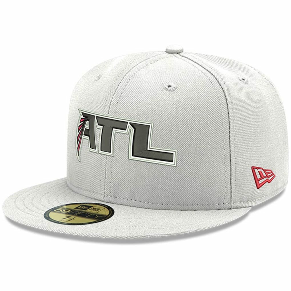 Atlanta Falcons New Era Omaha ATL 59FIFTY Fitted Hat - White - NFL