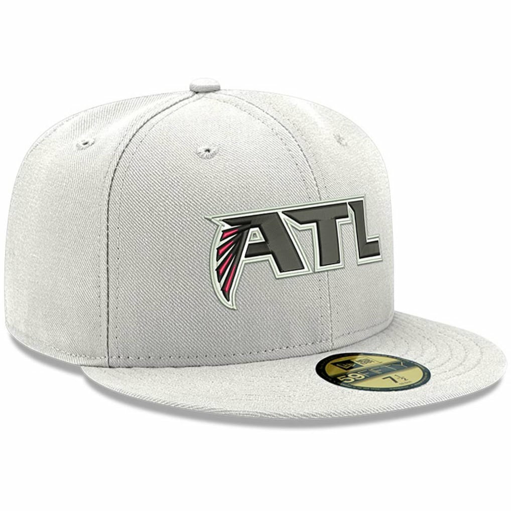 Atlanta Falcons New Era Omaha ATL 59FIFTY Fitted Hat - White - NFL