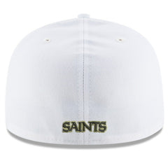 New Orleans Saints New Era Omaha Alternate Logo 59FIFTY Fitted Hat - White - NFL