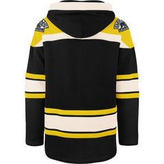 Boston Bruins '47 Superior Lacer Hoodie - Black | 47 brand Clearance