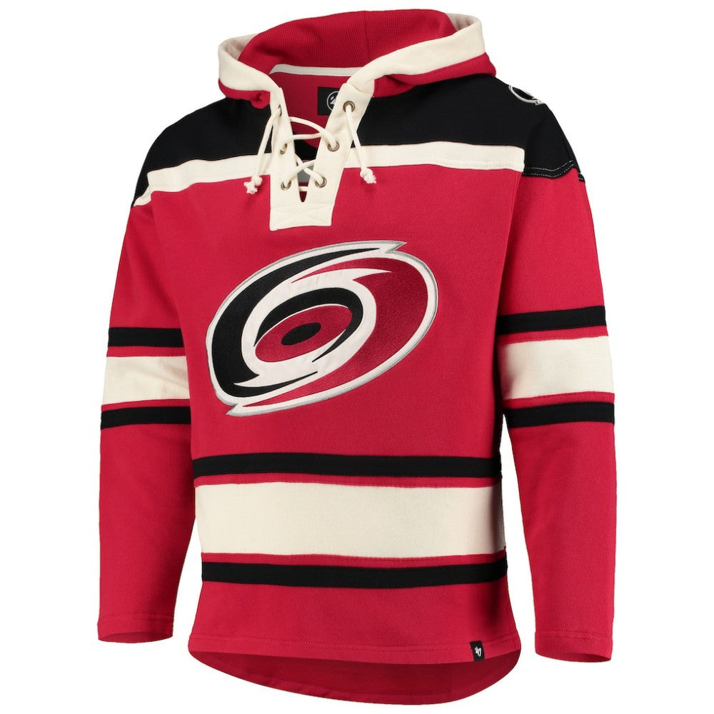 Carolina Hurricanes '47 Superior Lacer Hoodie - Red | 47 brand Lifestyle