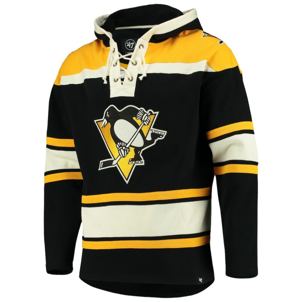 Pittsburgh Penguins '47 Superior Lacer Hoodie - Black | 47 brand online
