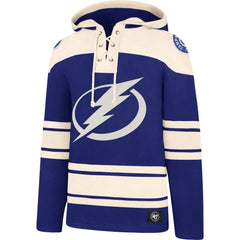 Tampa Bay Lightning '47 Superior Lacer Hoodie - Blue | 47 brand on sale