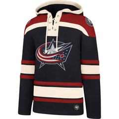 Columbus Blue Jackets '47 Superior Lacer Hoodie - Navy | 47 brand sale
