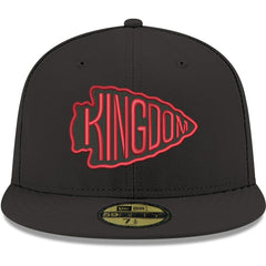 Kansas City Chiefs New Era Omaha 59FIFTY Fitted Hat - Black - NFL