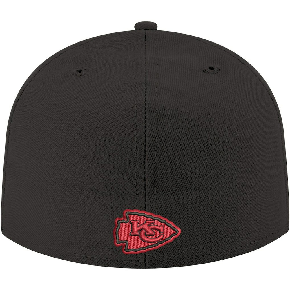 Kansas City Chiefs New Era Omaha 59FIFTY Fitted Hat - Black - NFL
