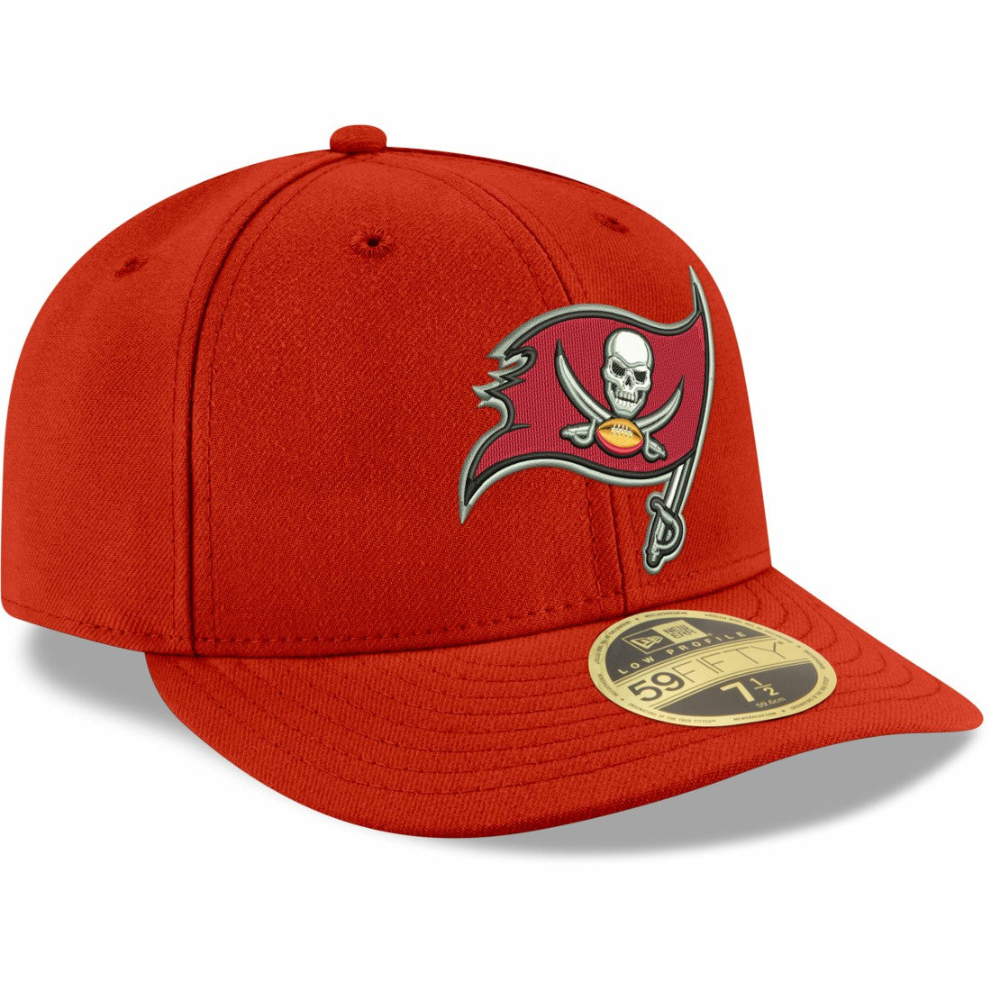 Tampa Bay Buccaneers New Era Omaha Low Profile 59FIFTY Fitted Team Hat - Red - NFL