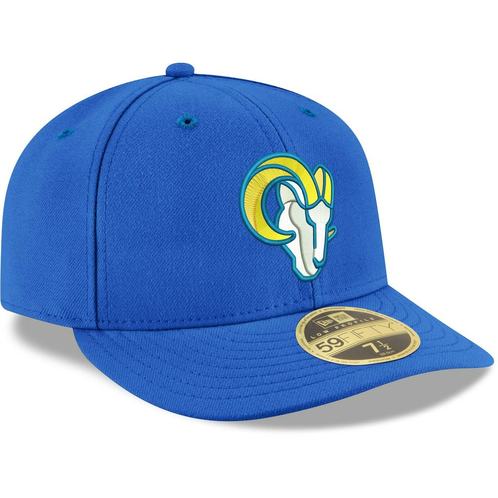 Los Angeles Rams New Era Omaha Low Profile 59FIFTY Fitted Team Hat - Royal - NFL