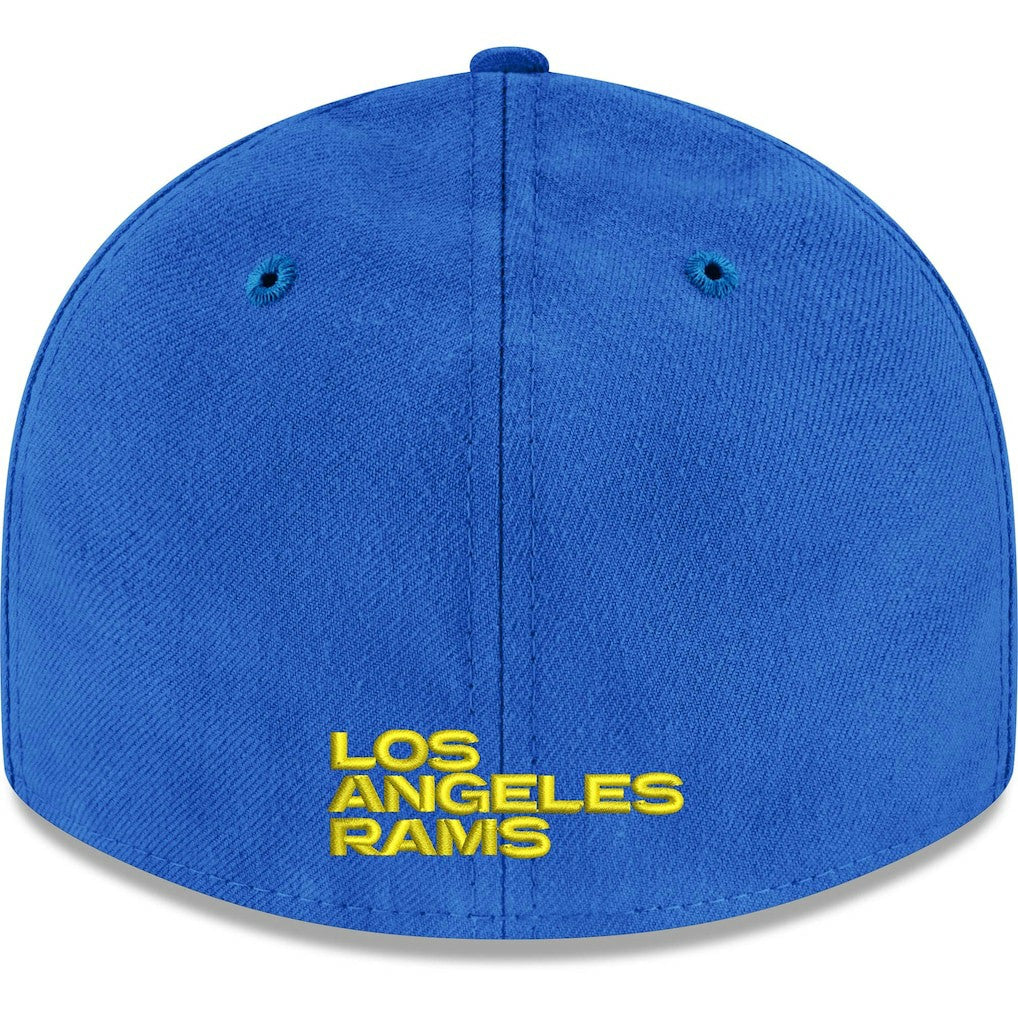 Los Angeles Rams New Era Omaha Low Profile 59FIFTY Fitted Team Hat - Royal - NFL